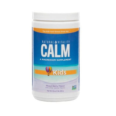 Natural Vitality Vitamins & Minerals Natural Calm Kids, Mixed Berry - 453 grams
