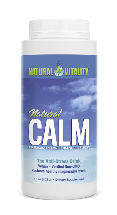 Natural Vitality Vitamins & Minerals Natural Calm, Unflavored - 453 grams
