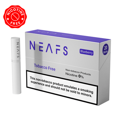NEAFS Food, Beverages & Tobacco Blueberry NEAFS 0% Nicotine Free Sticks - Pack (20 Sticks)