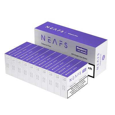 NEAFS Food, Beverages & Tobacco Blueberry NEAFS 1.5% Nicotine Sticks - Carton (200 Sticks)