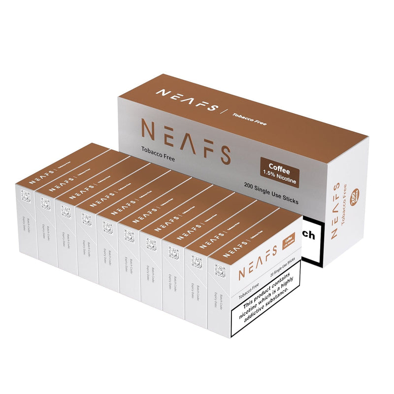 NEAFS Food, Beverages & Tobacco Coffee NEAFS 1.5% Nicotine Sticks - Carton (200 Sticks)