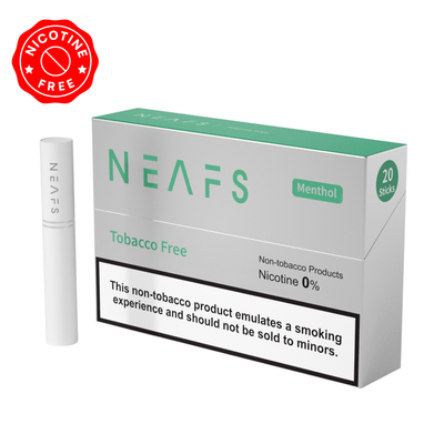 NEAFS Food, Beverages & Tobacco Menthol NEAFS 0% Nicotine Free Sticks - Pack (20 Sticks)