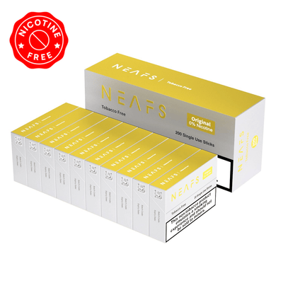 NEAFS Food, Beverages & Tobacco Original NEAFS 0% Nicotine Free Sticks - Carton (200 Sticks)