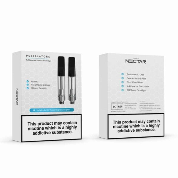 Nectar Vaping Products Nectar Pollinators 510 Atomizers - Pack Of 2