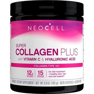 NeoCell Super Collagen Plus with Vitamin C & Hyaluronic Acid - 195g