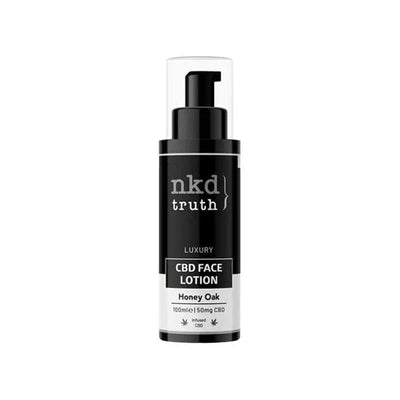 NKD CBD Products Honey Oak NKD 50mg CBD Face Lotion 100ml