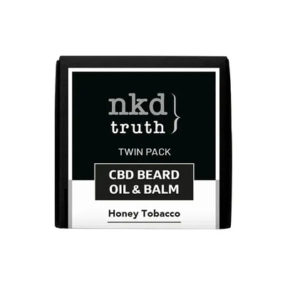 NKD CBD Products NKD 150mg CBD Twin Pack Honey Tobacco Beard Oil and balm