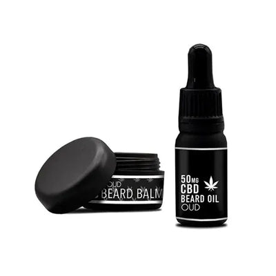 NKD CBD Products NKD 150mg CBD Twin Pack OUD Beard Oil and balm