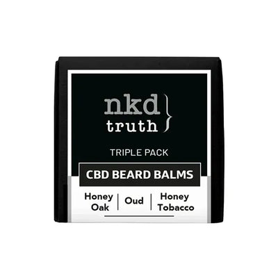 NKD CBD Products NKD 300mg CBD Infused Speciality Beard Balm Gift Set