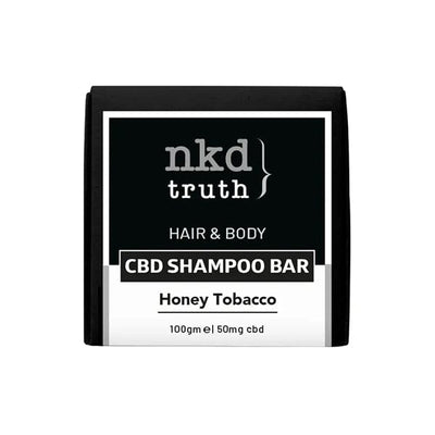 NKD CBD Products NKD 50mg CBD Speciality Body & Hair Shampoo Bar 100g - Honey Tobacco (BUY 1 GET 1 FREE)