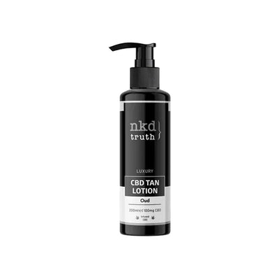 NKD CBD Products NKD Truth 100mg CBD Oud Tan Lotion - 200ml