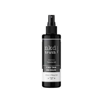 NKD CBD Products NKD Truth 75mg CBD Medium Self Tan - 200ml