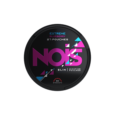 NOIS Smoking Products Blueberry Extreme 50mg NOIS Slim Nicotine Pouches - 27 Pouches