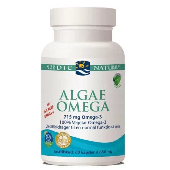 Nordic Naturals (Danish Label) Algae Omega, 715mg Omega 3 - 60 softgels