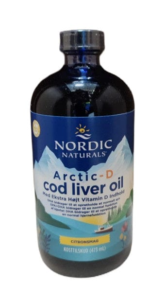 Nordic Naturals (Danish Label) Arctic-D Cod Liver Oil, Lemon - 473 ml.