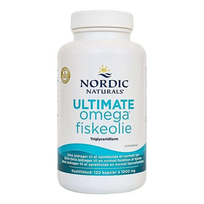 Nordic Naturals (Danish Label) Ultimate Omega Fiskeolie, 1280mg Lemon - 120 softgels