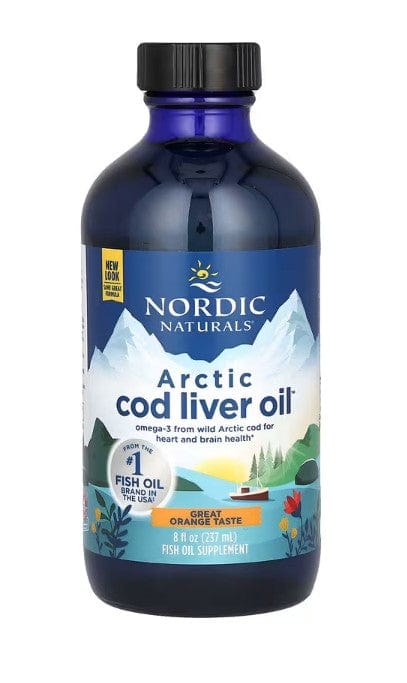 Nordic Naturals Health and Wellbeing Arctic Cod Liver Oil, 1060mg Orange - 237 ml.