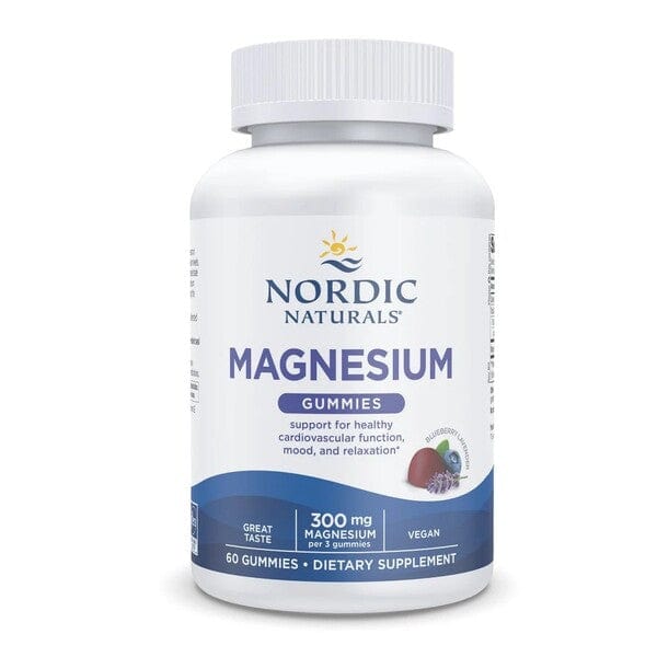 Nordic Naturals Health and Wellbeing Magnesium Gummies, Blueberry Lavender - 60 gummies