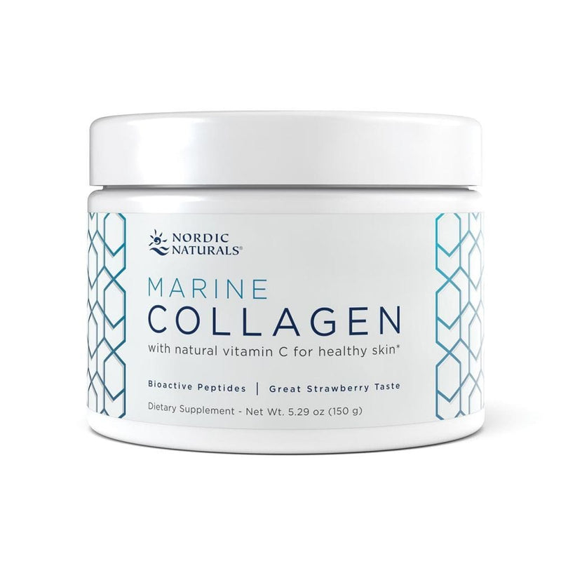 Nordic Naturals Health and Wellbeing Marine Collagen, Strawberry - 150 grams