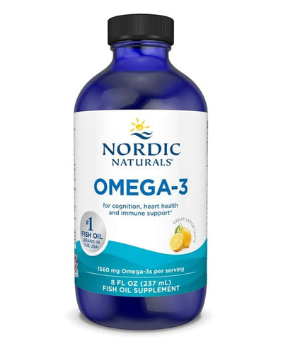 Nordic Naturals Health and Wellbeing Omega-3, 1560mg Lemon - 237 ml.