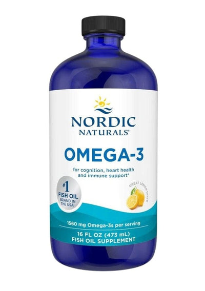 Nordic Naturals Health and Wellbeing Omega-3, 1560mg Lemon - 473 ml.