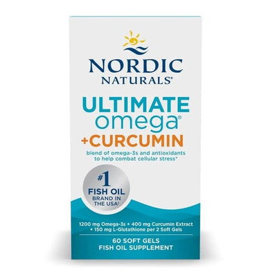 Nordic Naturals Health and Wellbeing Omega Curcumin, 1200mg - 60 softgels