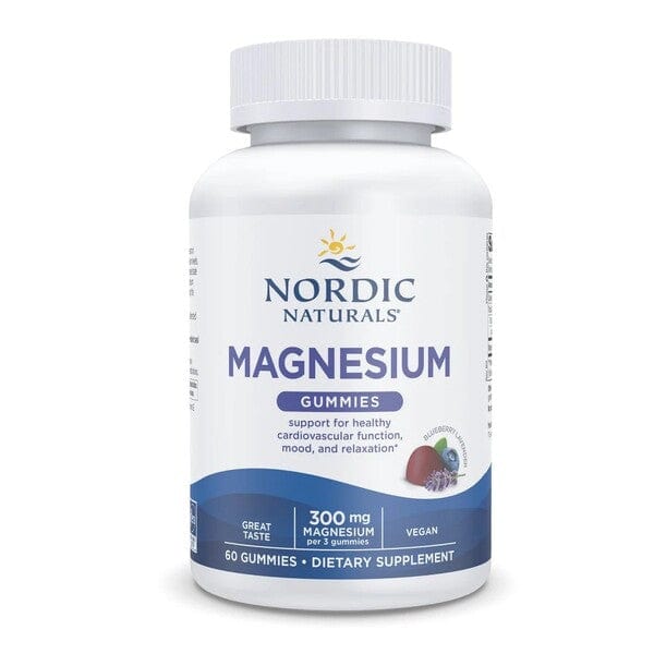 Nordic Naturals Nootropics & Supplements Magnesium Gummies, Blueberry Lavender - 60 gummies