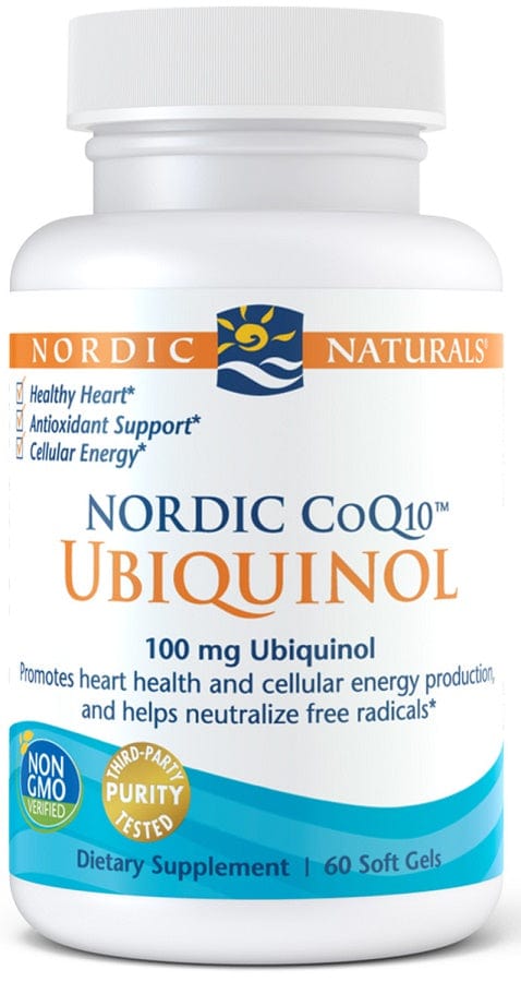 Nordic Naturals Nordic CoQ10 Ubiquinol, 100mg - 60 softgels