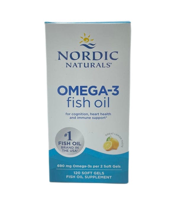 Nordic Naturals Omega-3, 690mg Lemon (EAN 768990891243) - 120 softgels