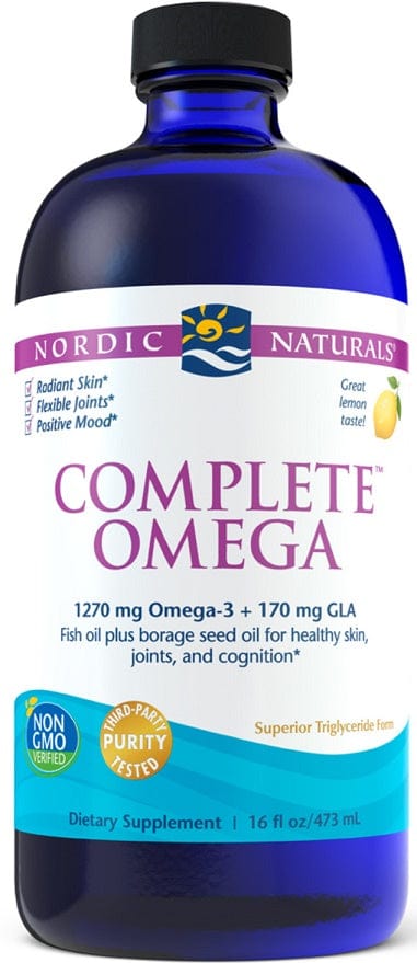 Nordic Naturals Omegas, EFAs, CLA, Oils Complete Omega, 1270mg Lemon - 473ml