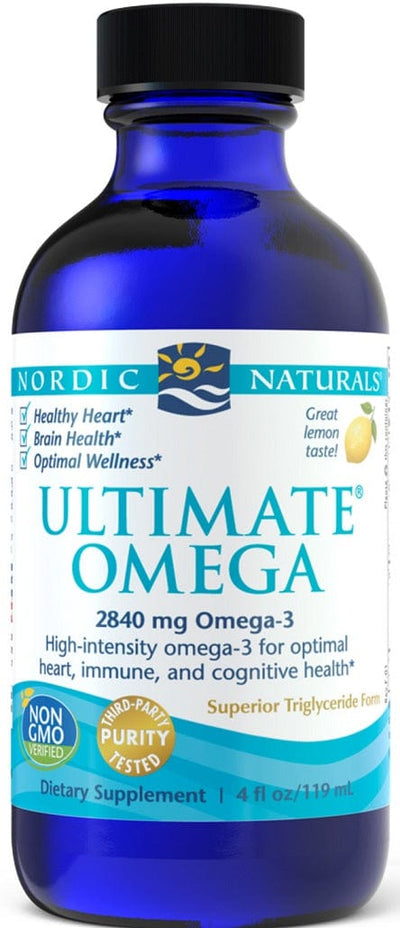 Nordic Naturals Omegas, EFAs, CLA, Oils Ultimate Omega, 2840mg Lemon - 119 ml.