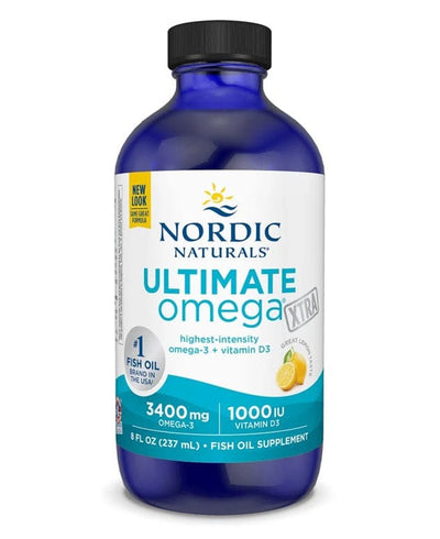 Nordic Naturals Omegas, EFAs, CLA, Oils Ultimate Omega Xtra, 3400mg Lemon - 237 ml.