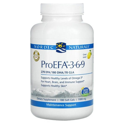 Nordic Naturals ProEFA - 3.6.9, Lemon - 180 softgels