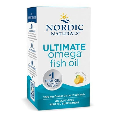 Nordic Naturals Ultimate Omega, 1280mg Lemon - 60 softgels