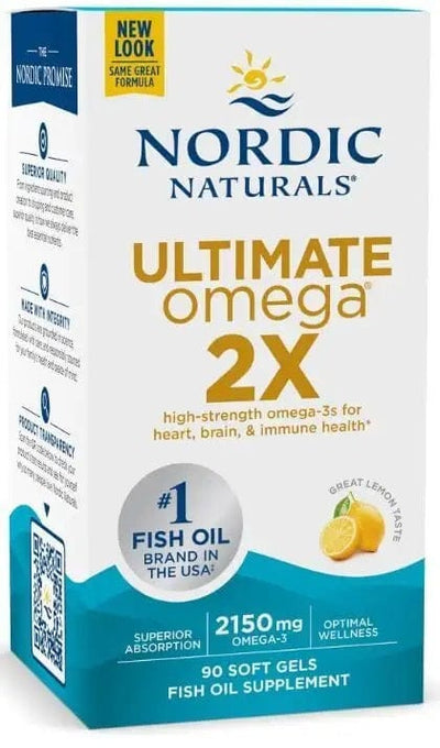 Nordic Naturals Ultimate Omega 2X, 2150mg Lemon - 90 softgels