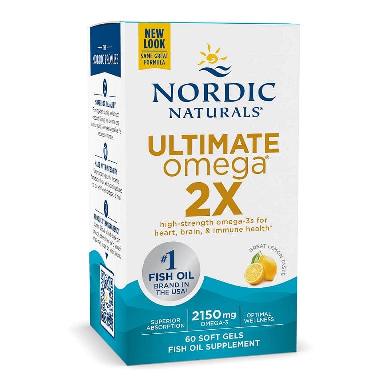 Nordic Naturals Ultimate Omega 2X, 2150mg Lemon (EAN 768990021503) - 60 softgels