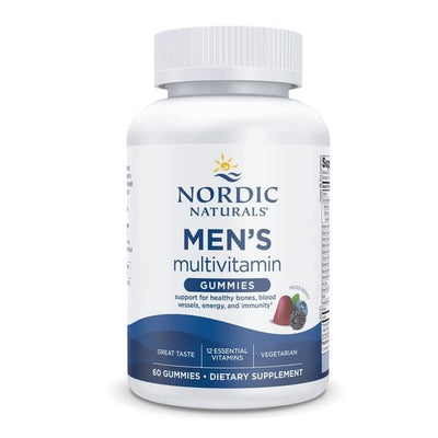 Nordic Naturals Vitamins & Minerals Men's Multivitamin Gummies, Mixed Berry - 60 gummies