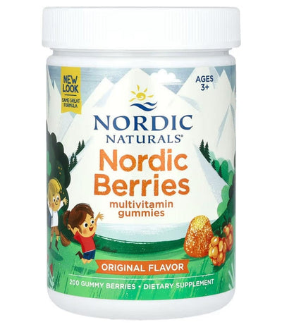 Nordic Naturals Vitamins & Minerals Nordic Berries Multivitamin, Original Flavor - 200 gummy berries