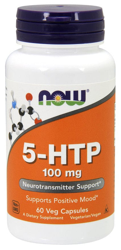NOW Foods 5-HTP, 100mg - 60 vcaps