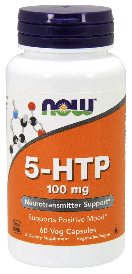 NOW Foods 5-HTP, 100mg - 60 vcaps