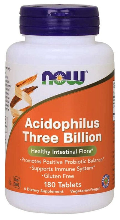 NOW Foods Acidophilus Three Billion - 180 tablets