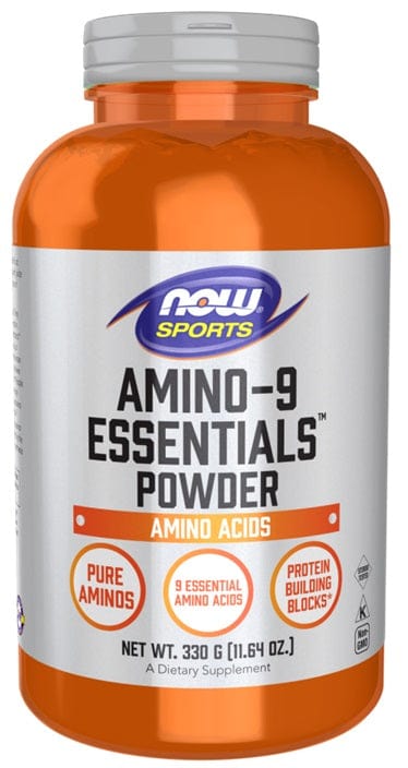 NOW Foods Amino Acids and BCAAs Amino-9 Essentials, Powder - 330 grams