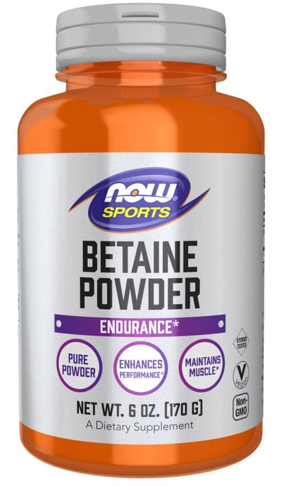 NOW Foods Amino Acids and BCAAs Betaine Powder - 170 grams