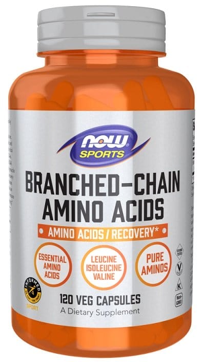 NOW Foods Amino Acids and BCAAs Branched-Chain Amino Acids - 120 vcaps