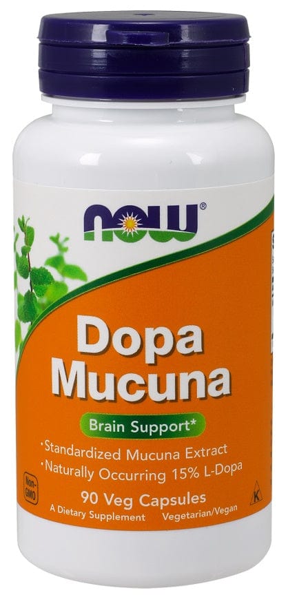 NOW Foods Amino Acids and BCAAs DOPA Mucuna - 90 vcaps