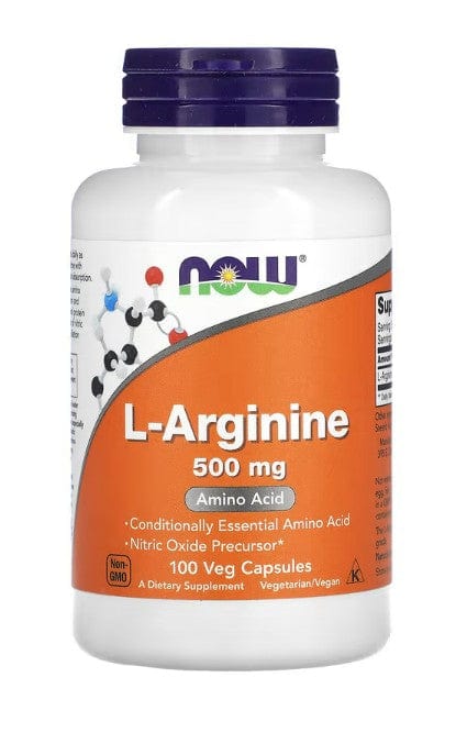 NOW Foods Amino Acids and BCAAs L-Arginine, 500mg - 100 caps