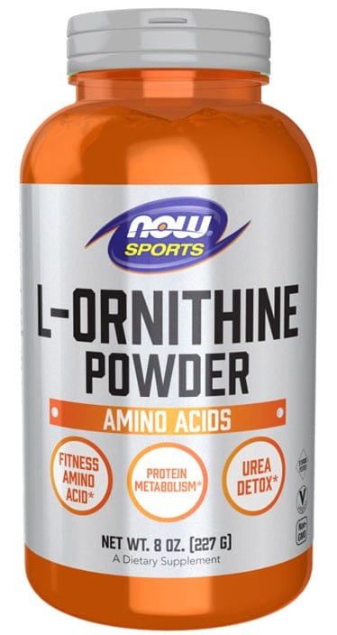 NOW Foods Amino Acids and BCAAs L-Ornithine, Powder - 227 grams