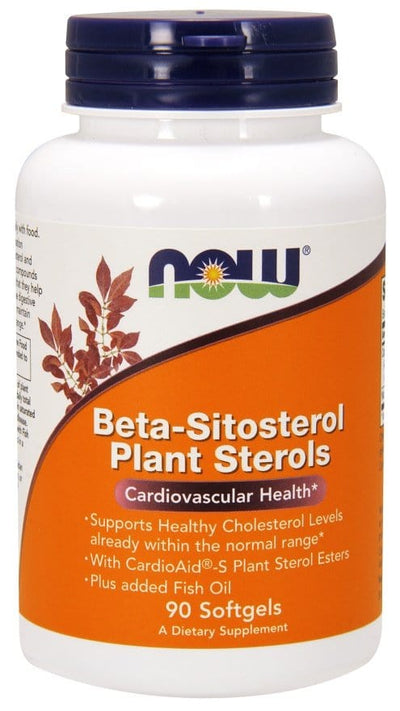 NOW Foods Beta-Sitosterol Plant Sterols - 90 softgels