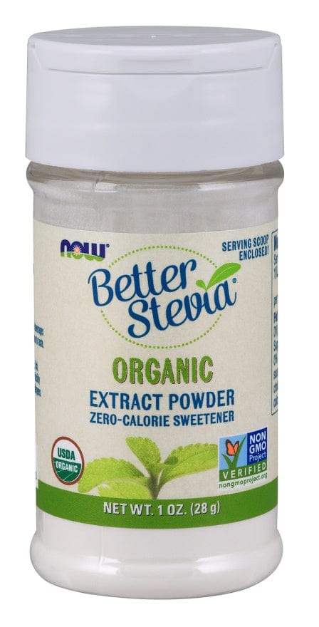 NOW Foods Better Stevia Extract Powder, Organic - 28g