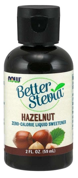 NOW Foods Better Stevia Liquid, Hazelnut - 59 ml.